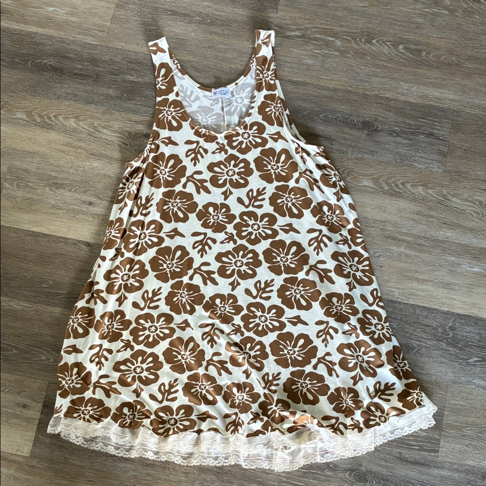 Vermili Hawaiian Floral Mini Dress